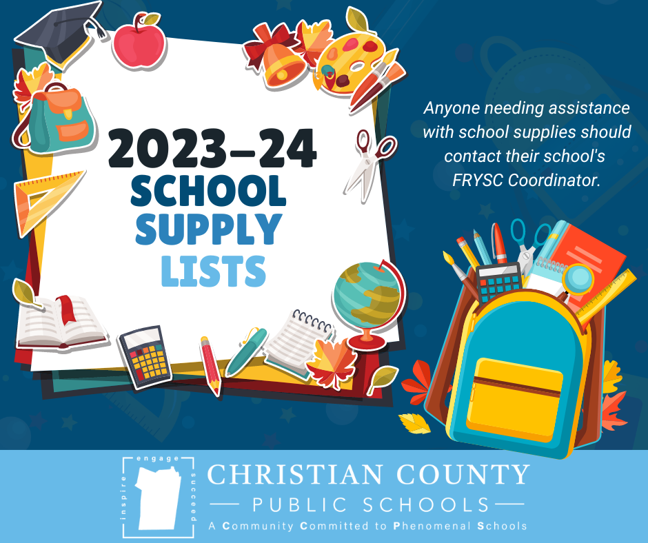 2023-24 School Supply List