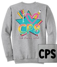 I Heart CPS Sweatshirt Grey