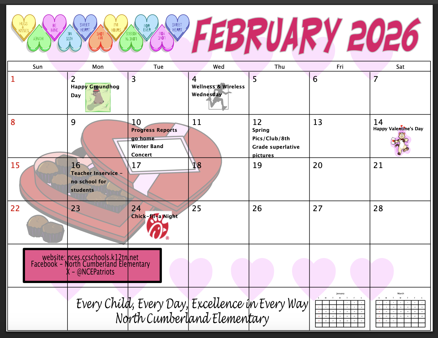 February Calendar