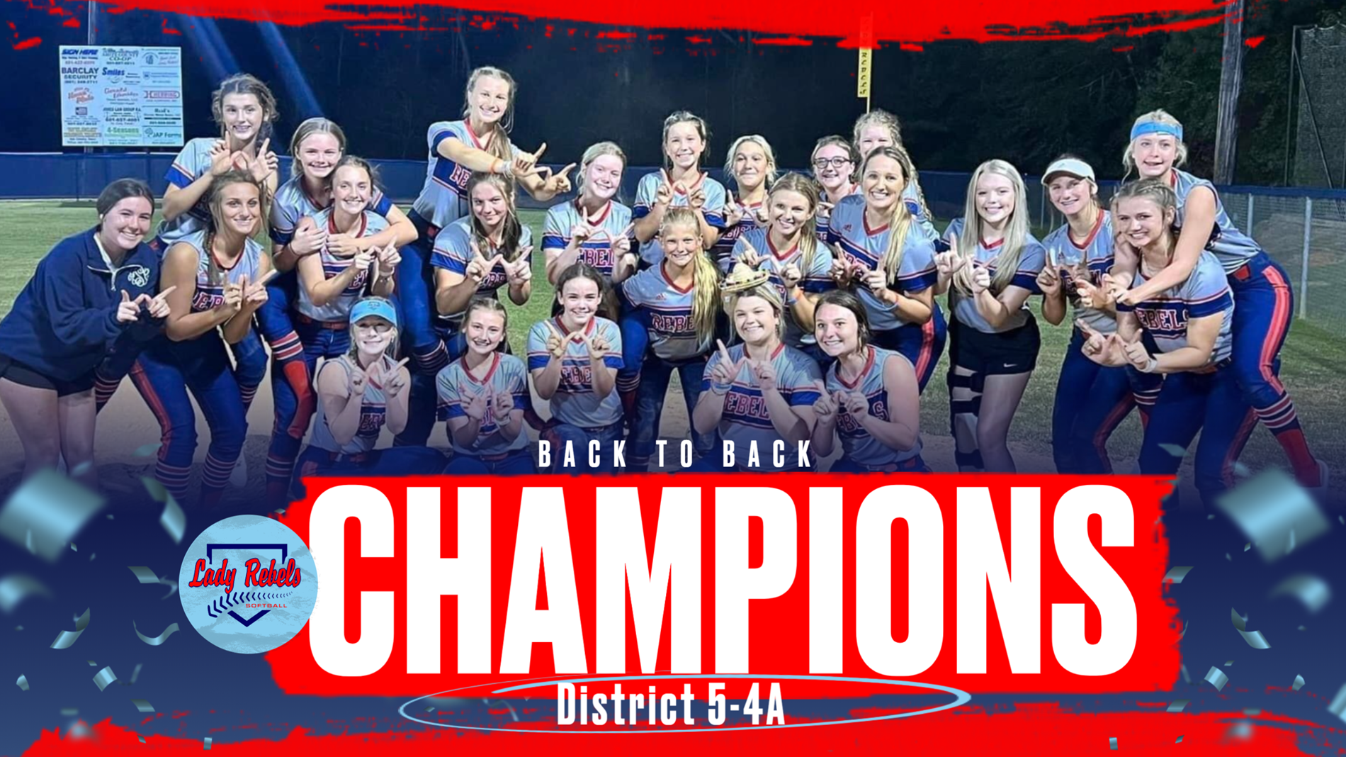 Back to Back District Champs