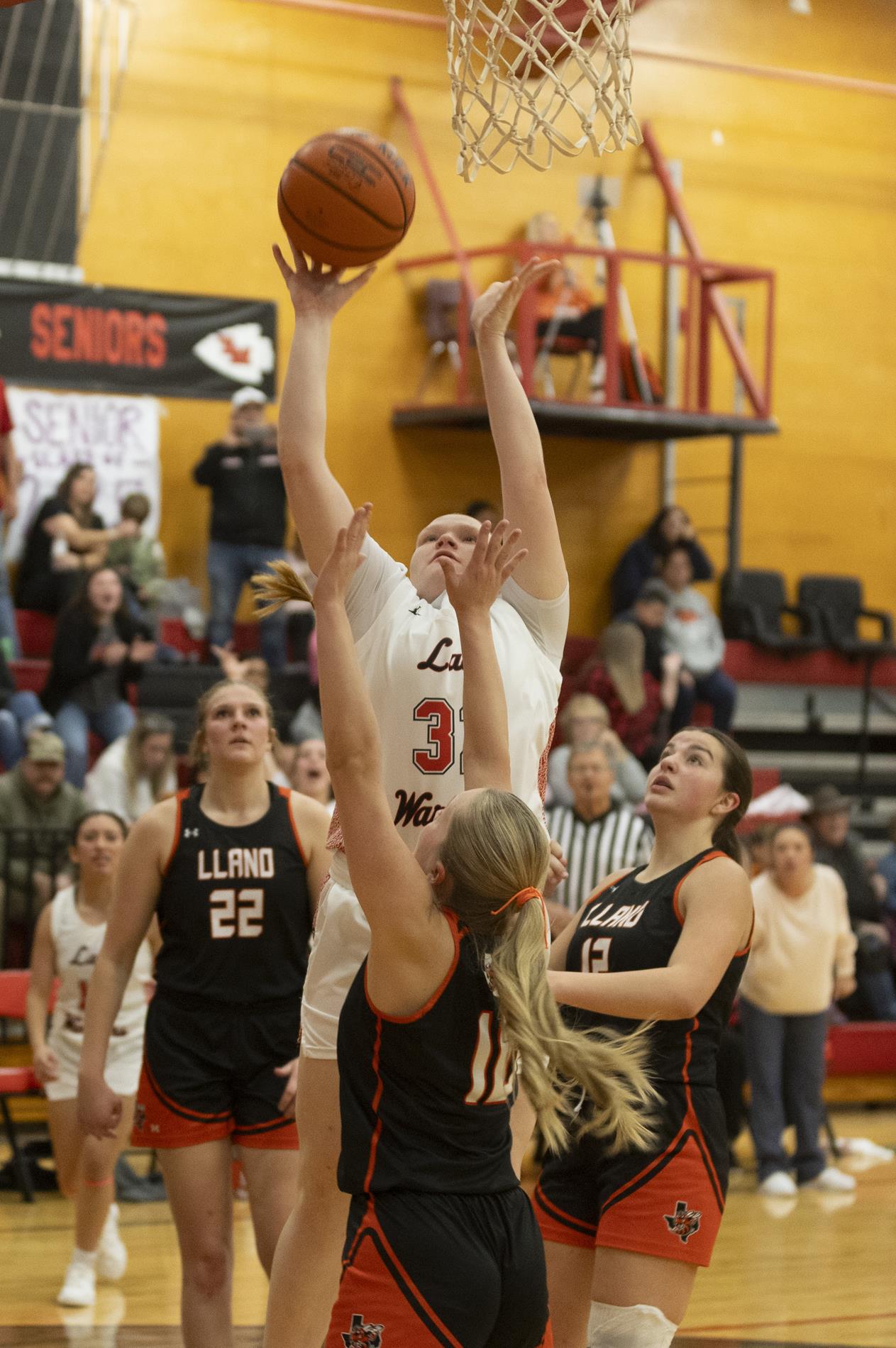 Ingram Tom Moore girls basketball vs Llano