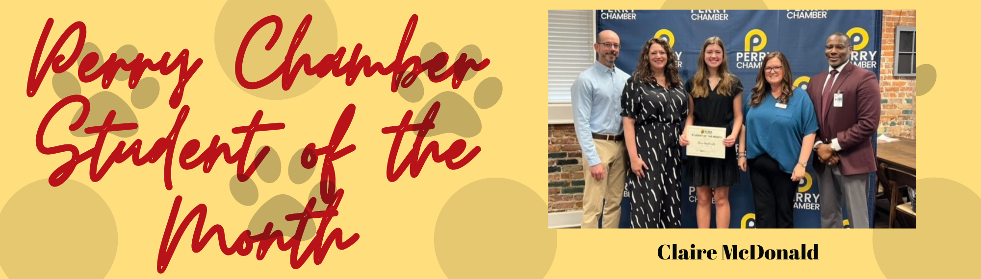 Chamber Student of the Month