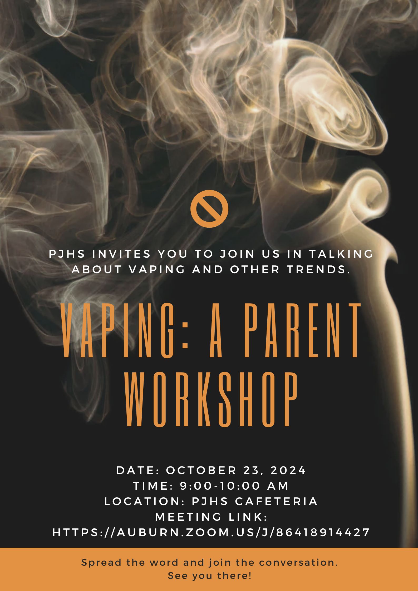 vaping workshop october 22nd