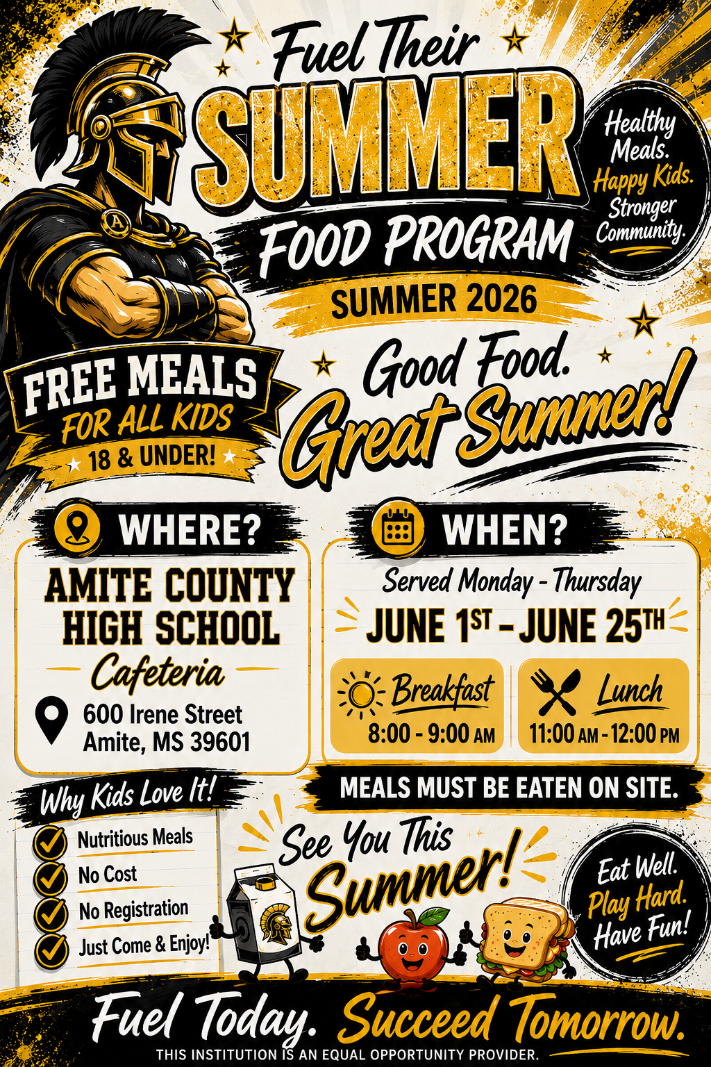 Summer School Feeding Program Summer School Feeding Program