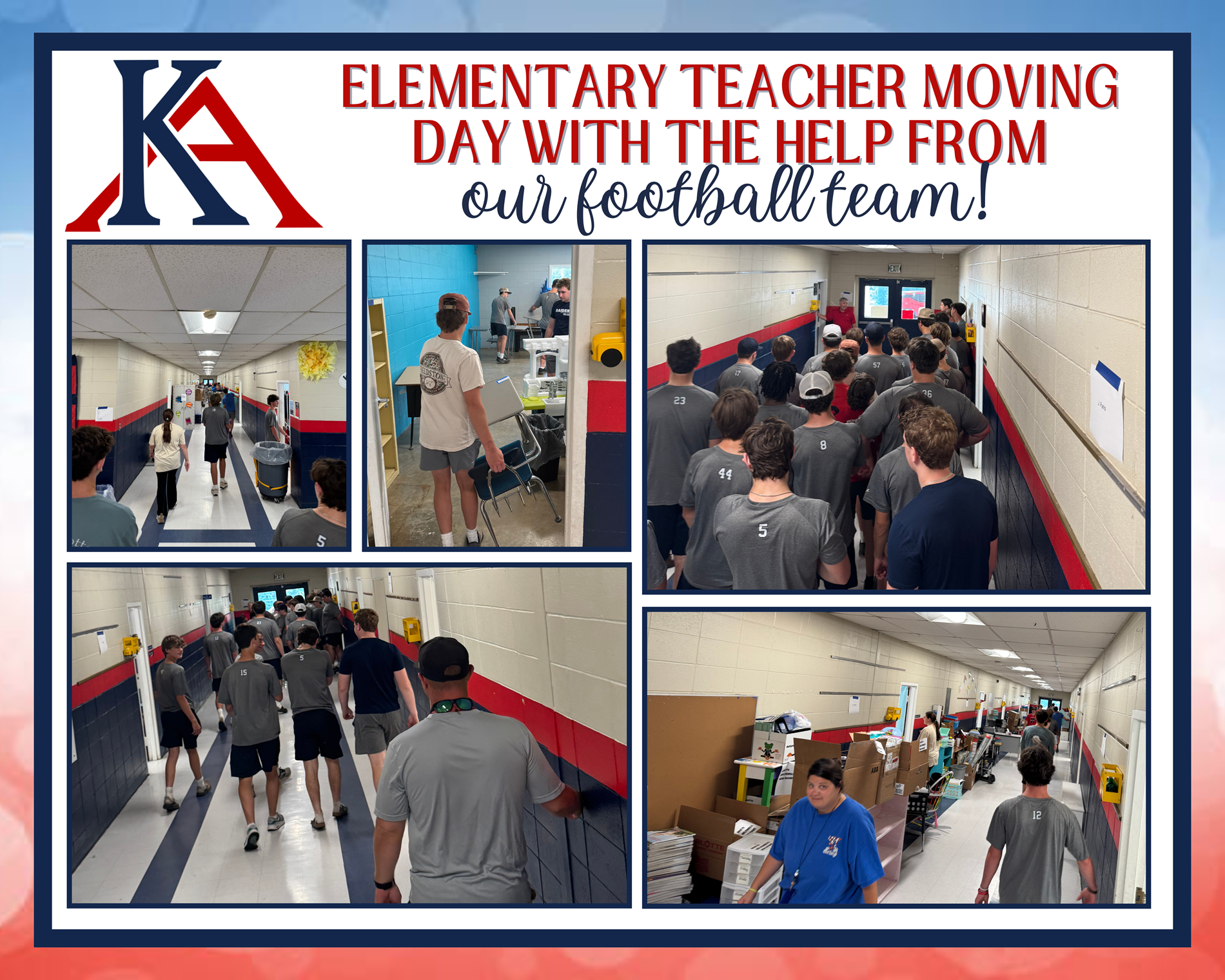 Elementary Teacher Moving Day