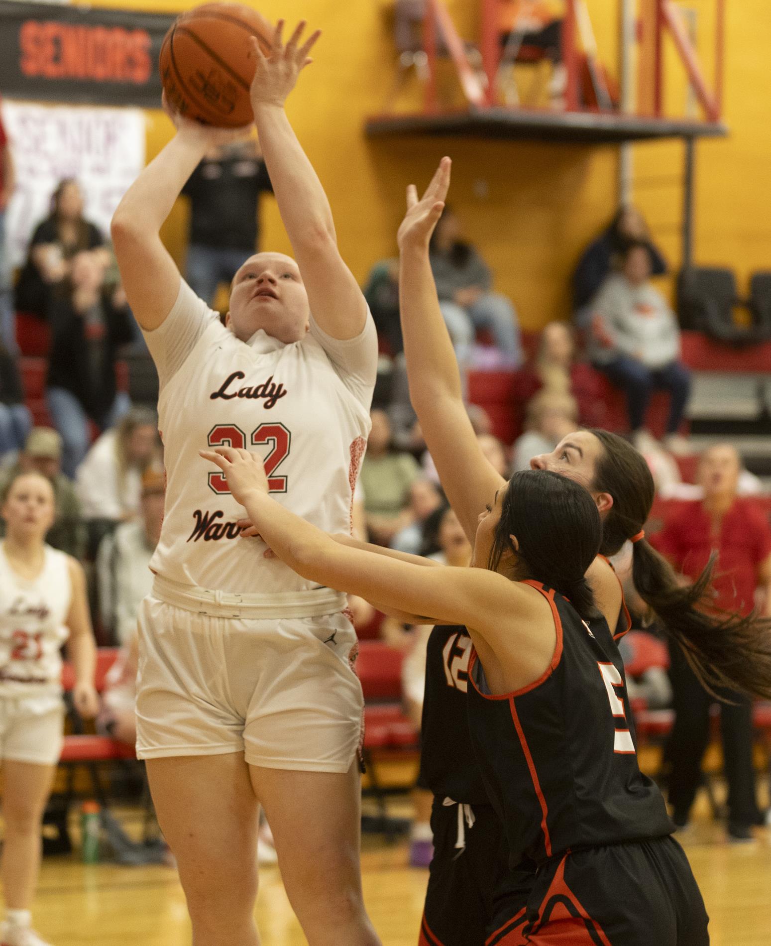 Ingram Tom Moore girls basketball vs Llano