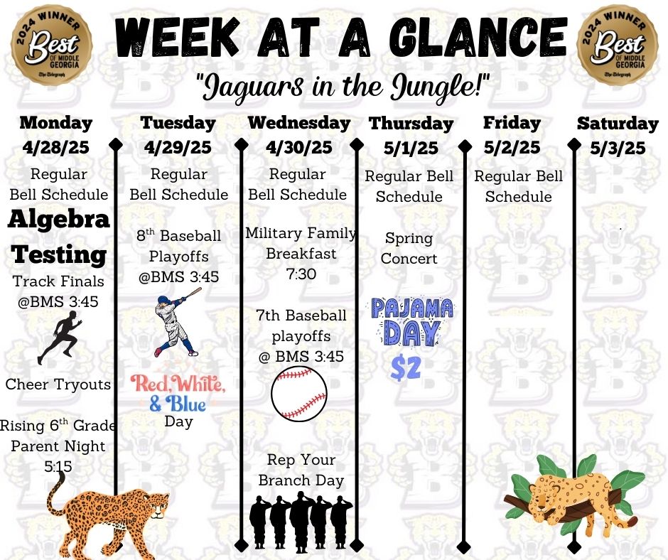 Week at a glance