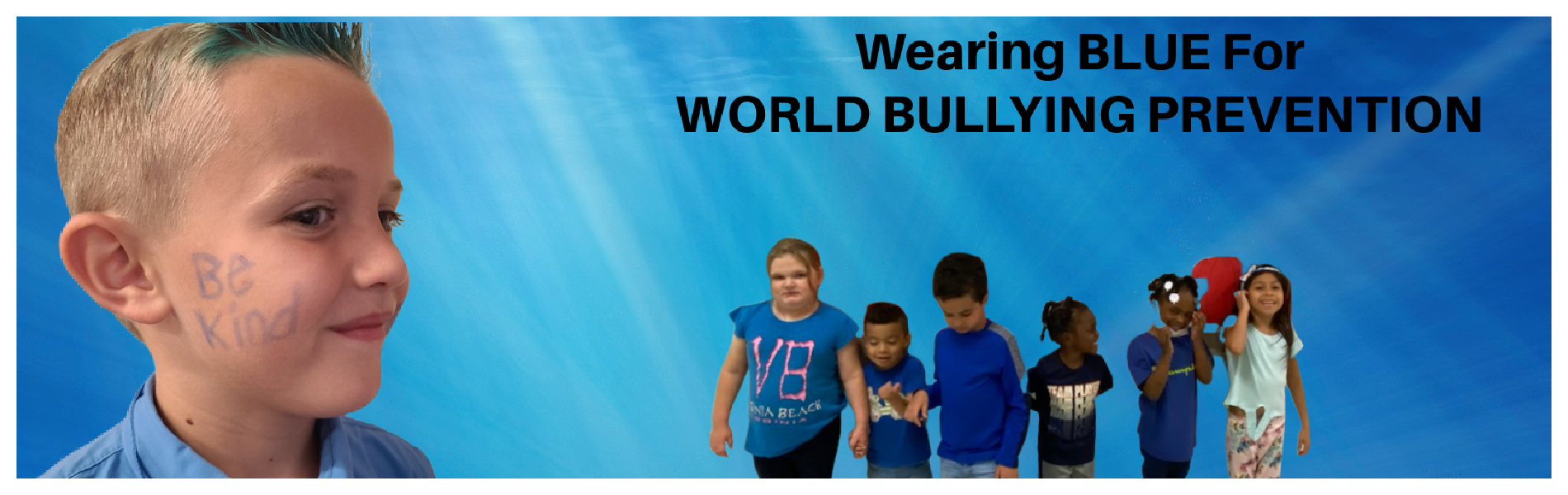 Wearing blue for bullying