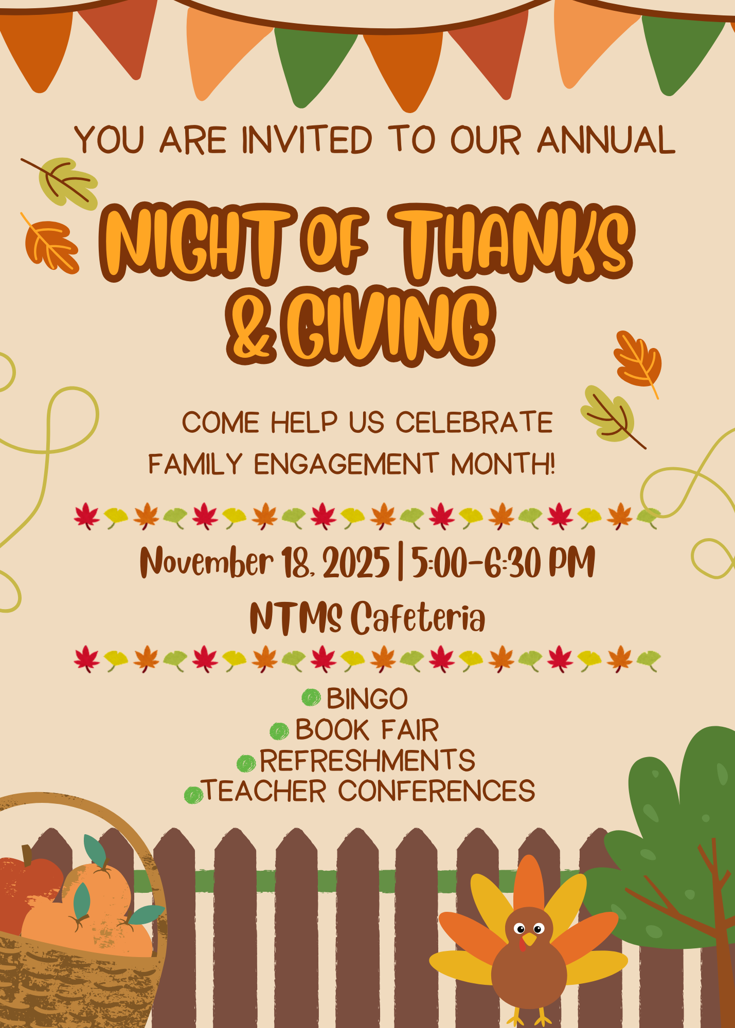 Night of Thanks & GIving (November 18) 