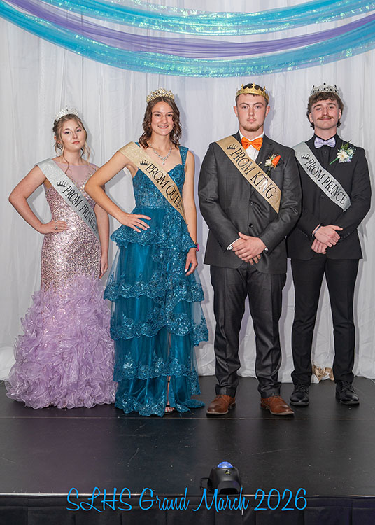 Princess Hope Cronin, Queen Caty Brewer, King Steven Homan, and Prince Aiden Brown