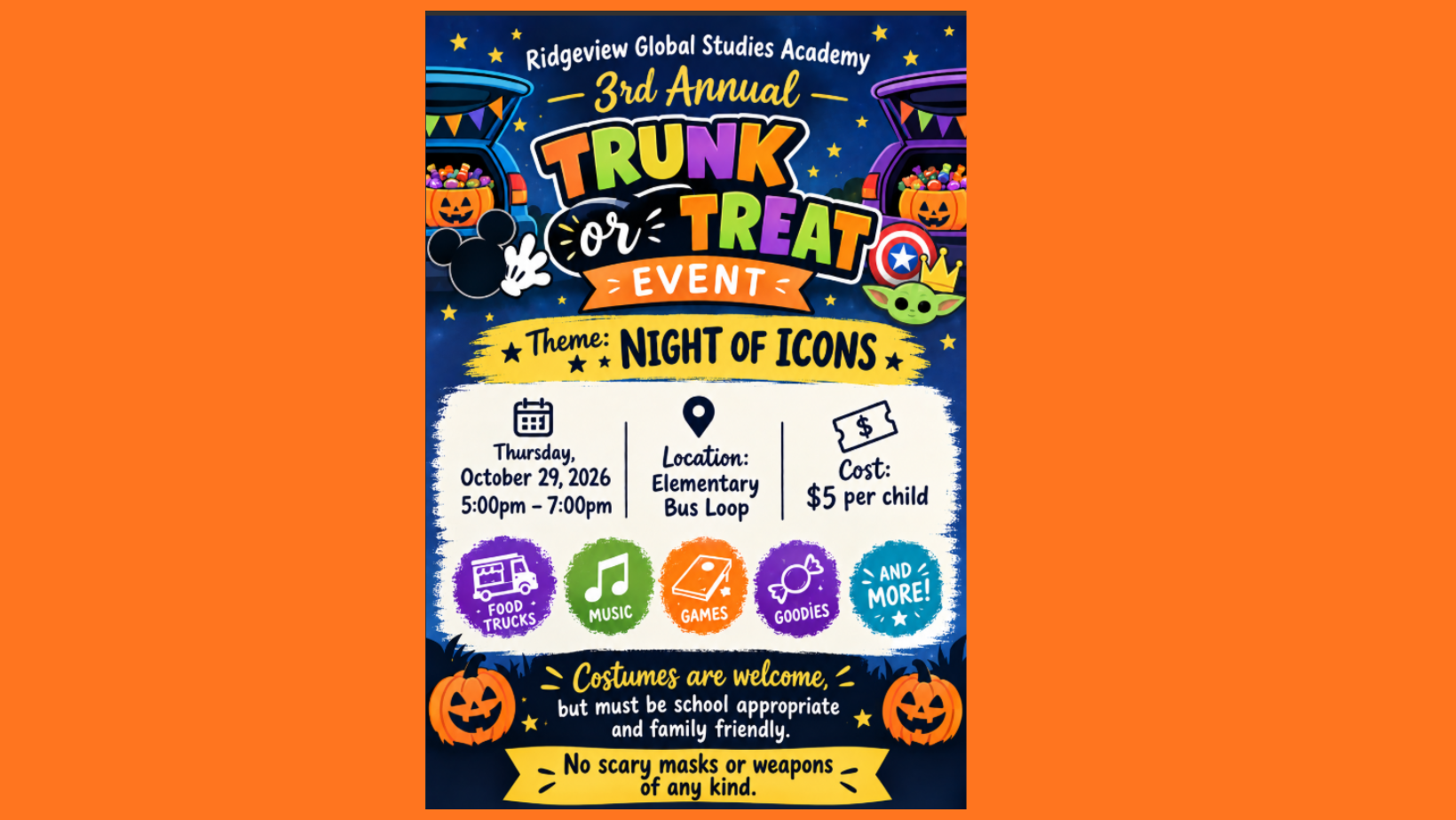 Trunk or Treat Flyer