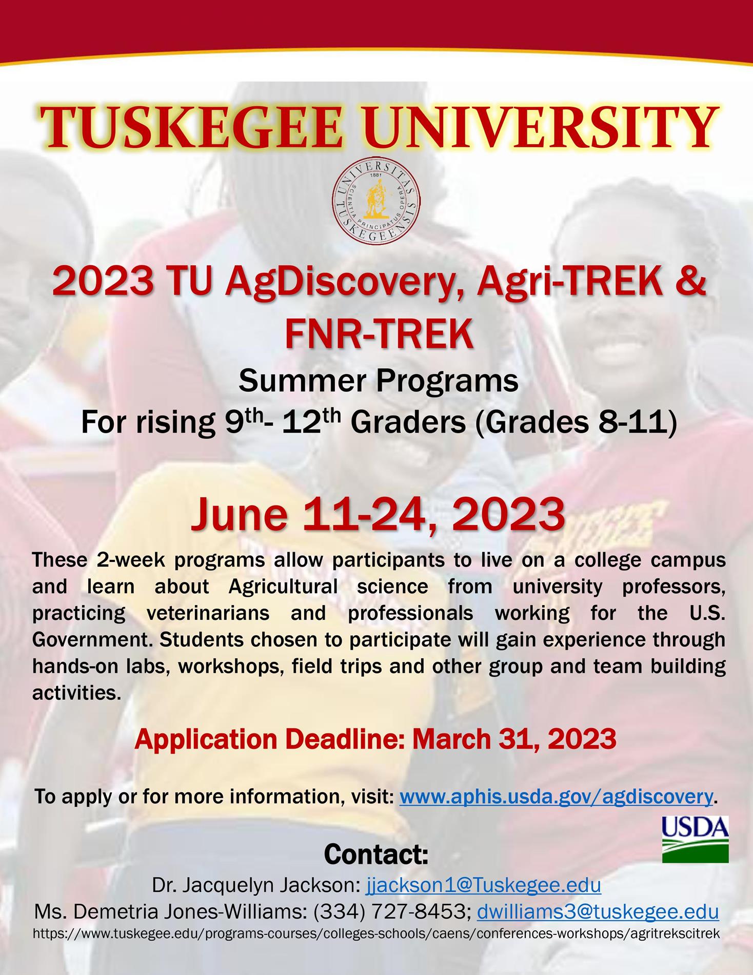2023 Tuskegee University Programs