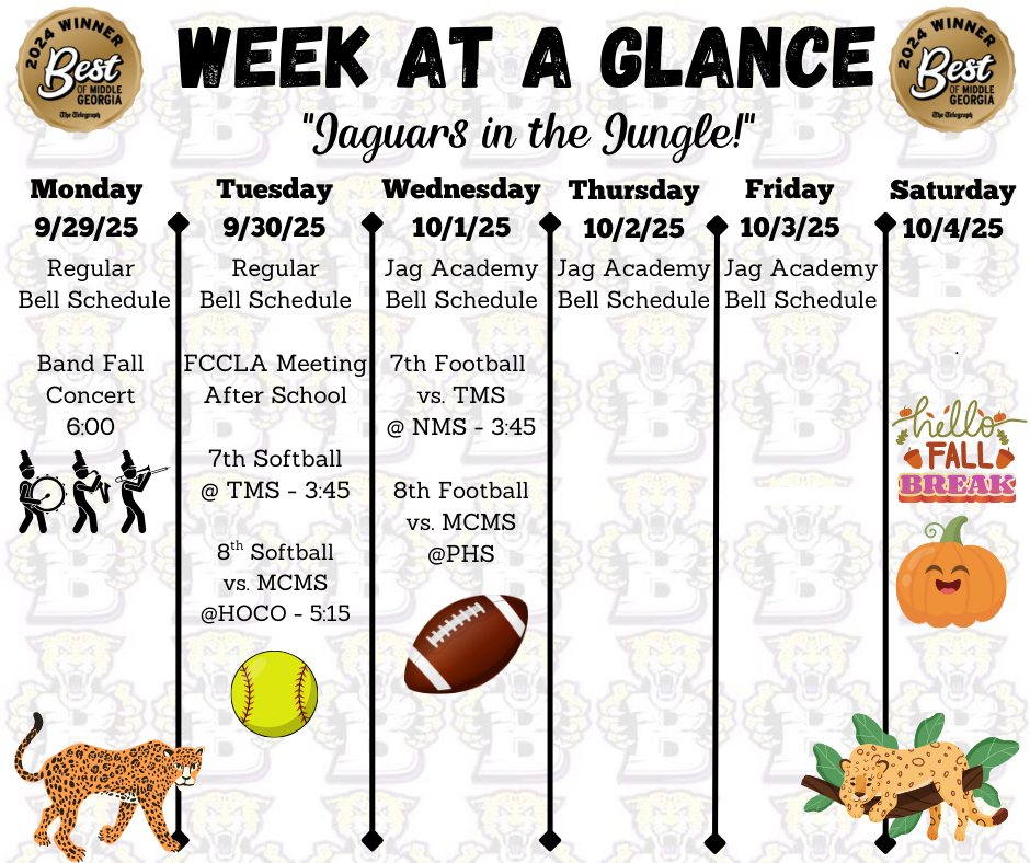 Week at a glance