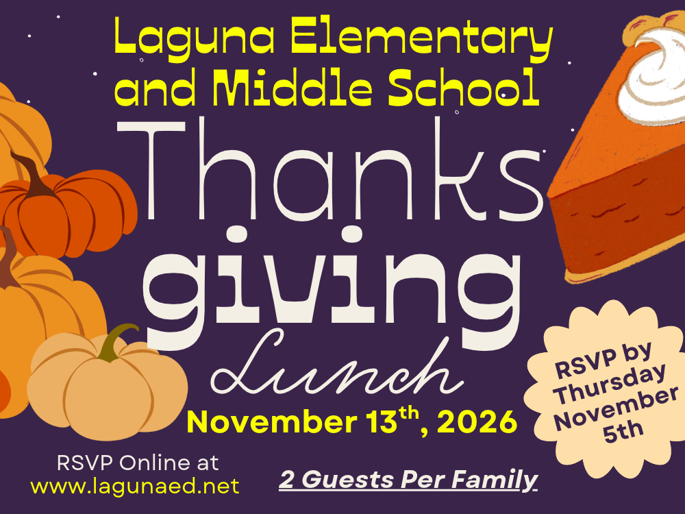 RSVP now for LES/LMS Thanksgiving Lunch on Nov. 13th!