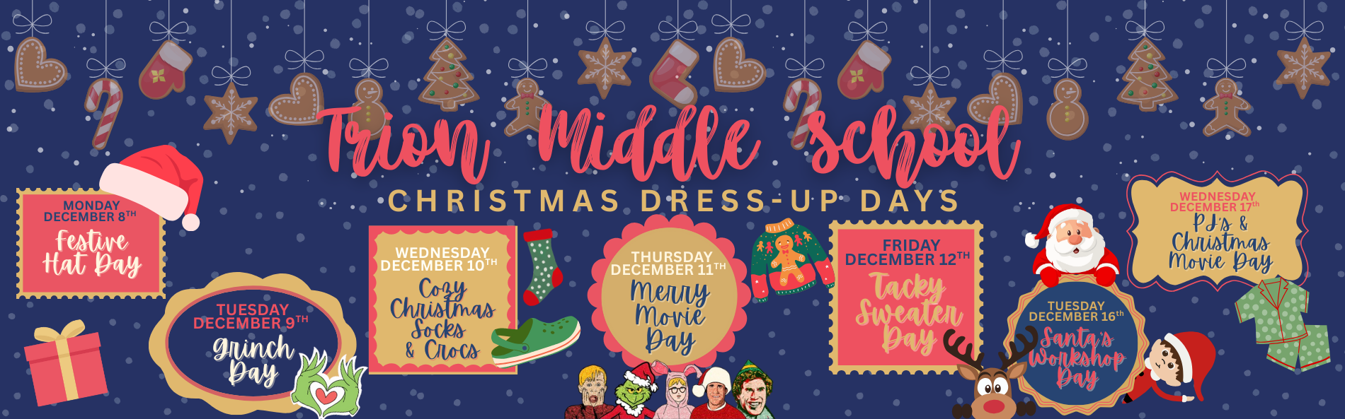 2025 TMS CHRISTMAS DRESS UP DAYS