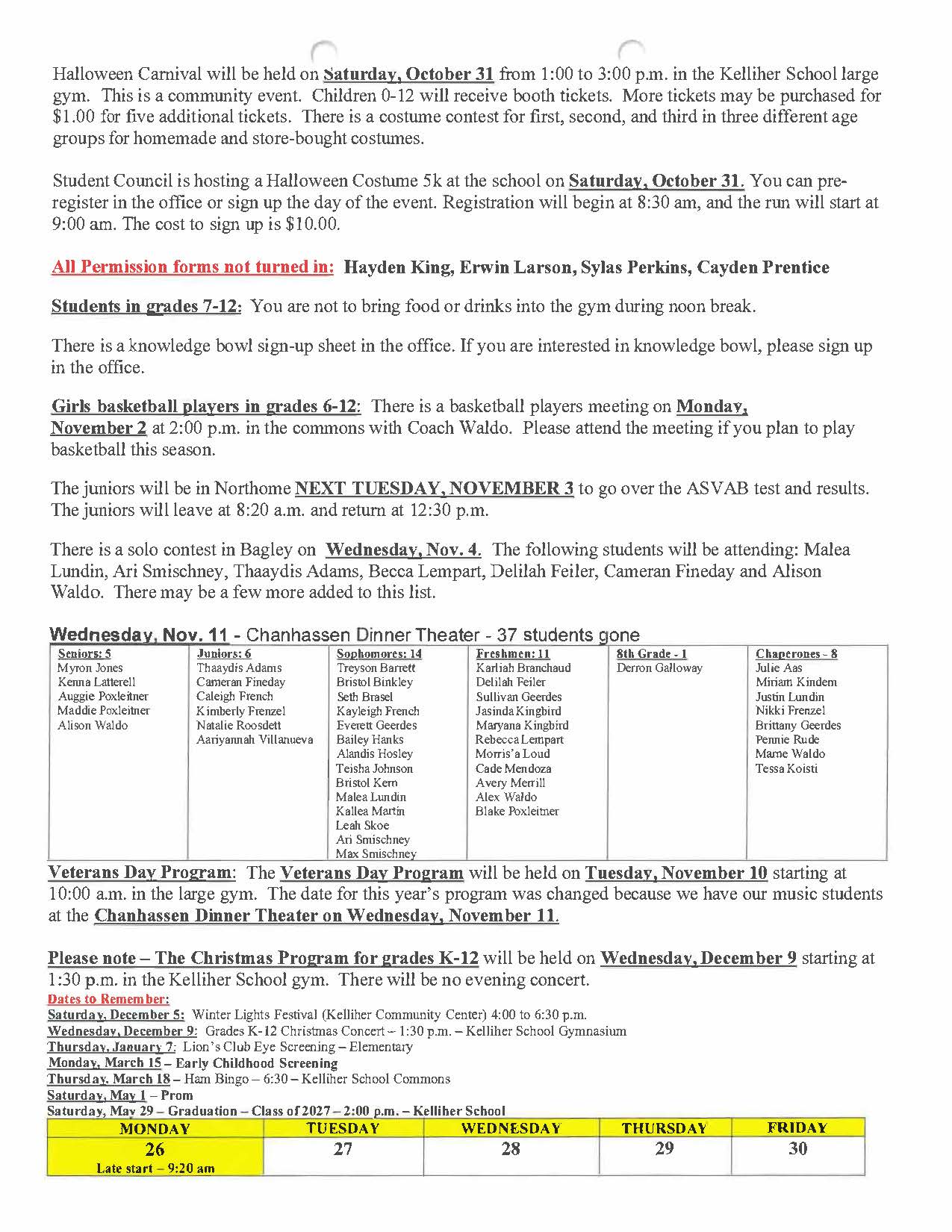 bulletin
