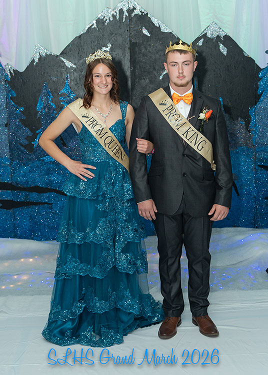 Queen Caty Brewer and King Steven Homan