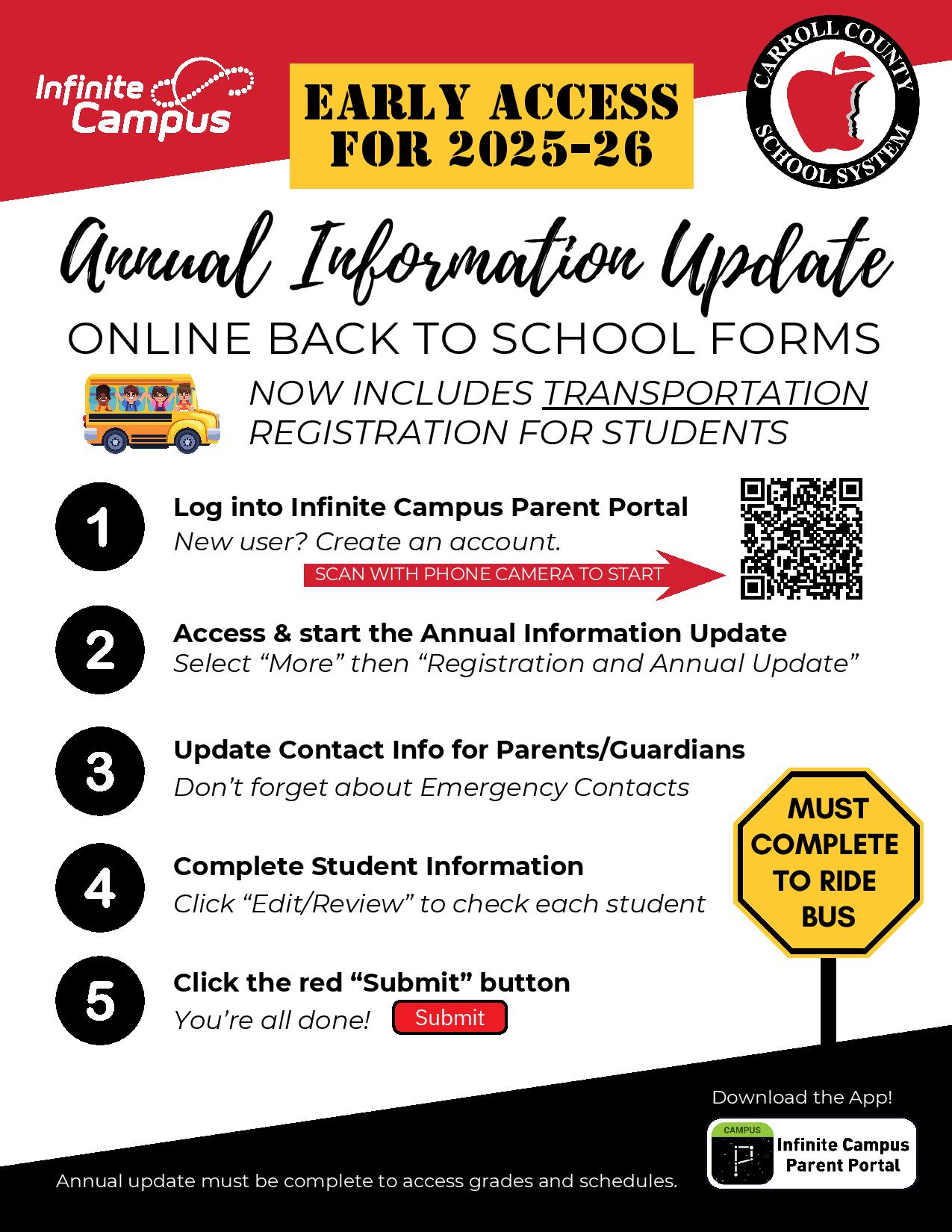 Annual Update Flyer Annual Update Flyer
