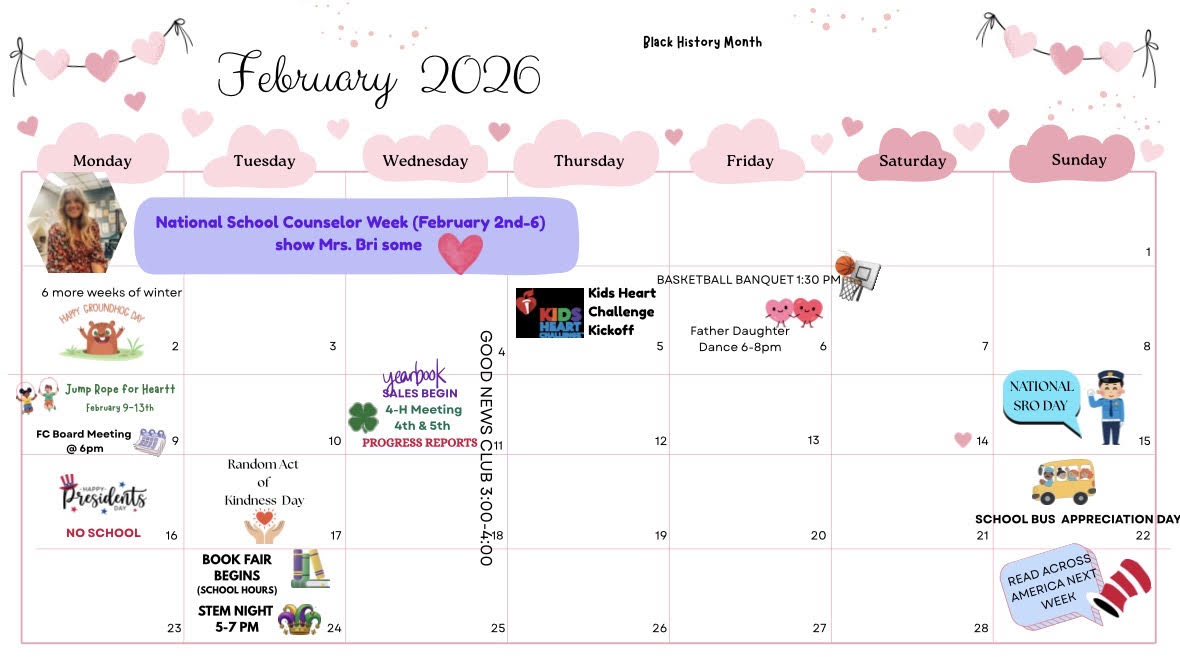 February  2026 Calender