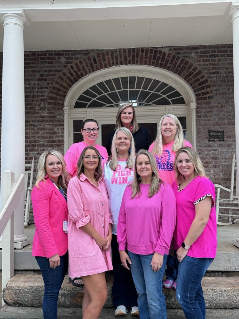 District Office Staff supporting Breast Cancer Awareness Day!