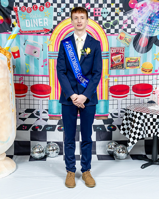 Jacob McCurdy, 2026 Winter Homecoming Court