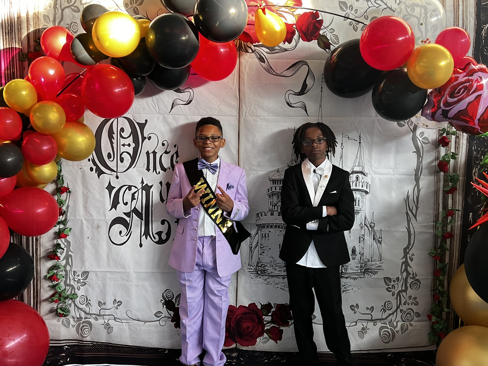 Purple Tux and Black Tux
