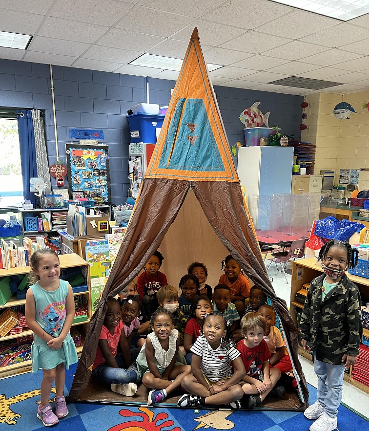 CAMPING IN PRE-K WITH LITERACY AND MATH