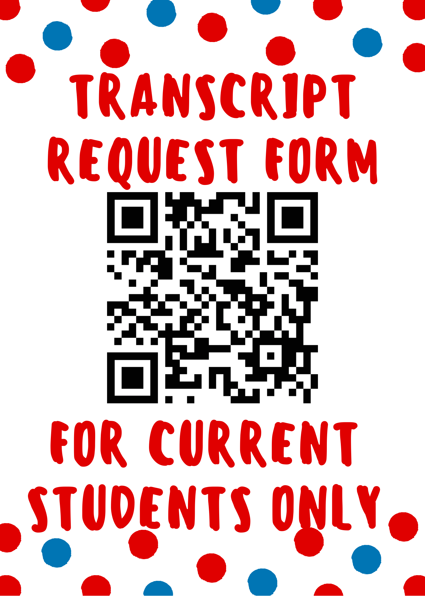 Transcript Request: Current Students