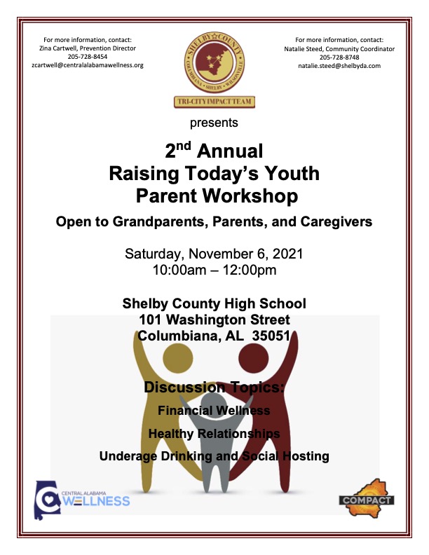 2nd Annual Raising Today's Youth Parent Workshop