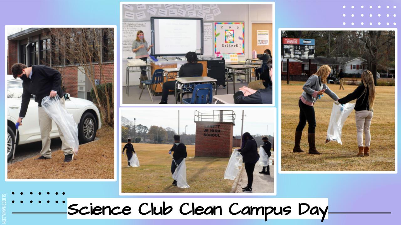 Science Club Campus Clean-Up