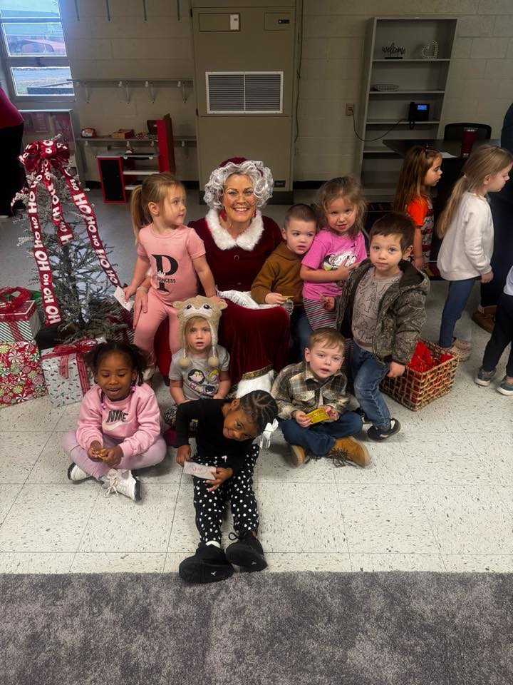 Mrs. Lintclaus Reads to classes