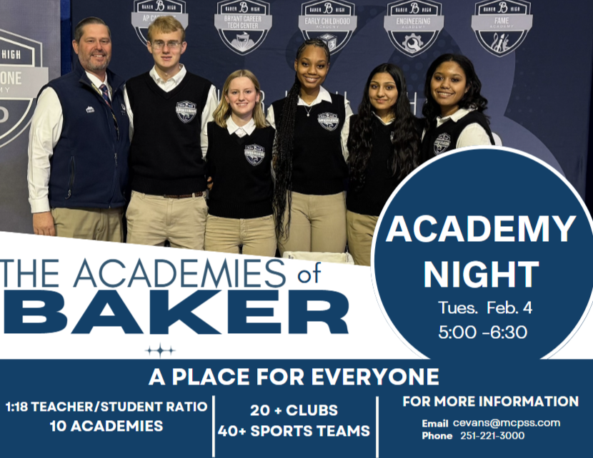 February 4 Baker Academy Night