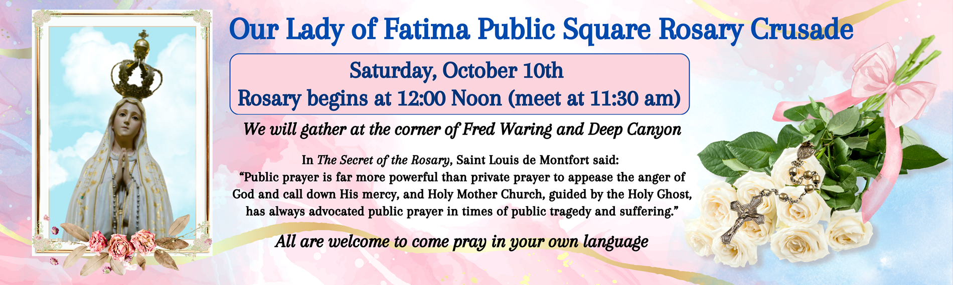 OL of Fatima Rosary Crusade Oct 10 2026