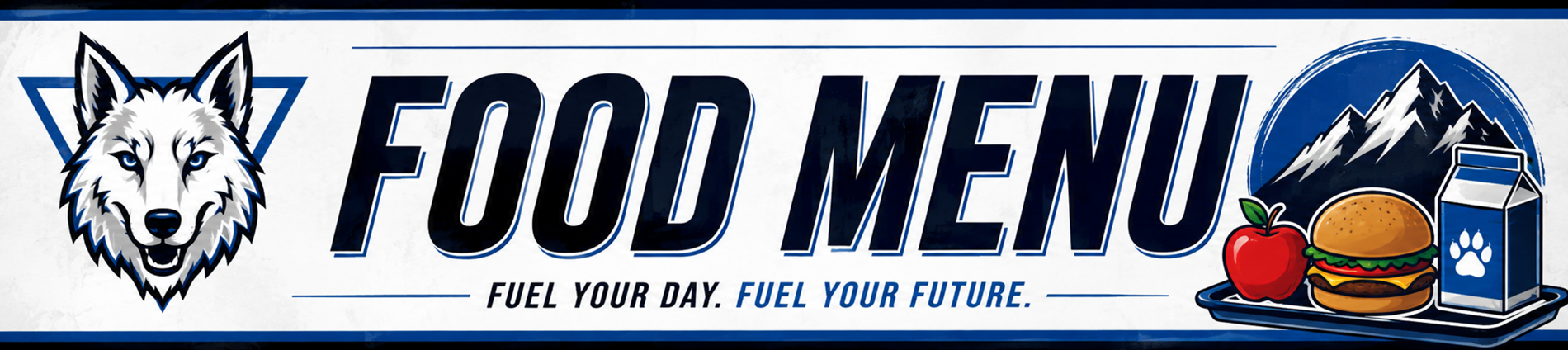 Food Services Menu Banner