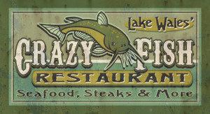 Crazy Fish Restaurant Logo
