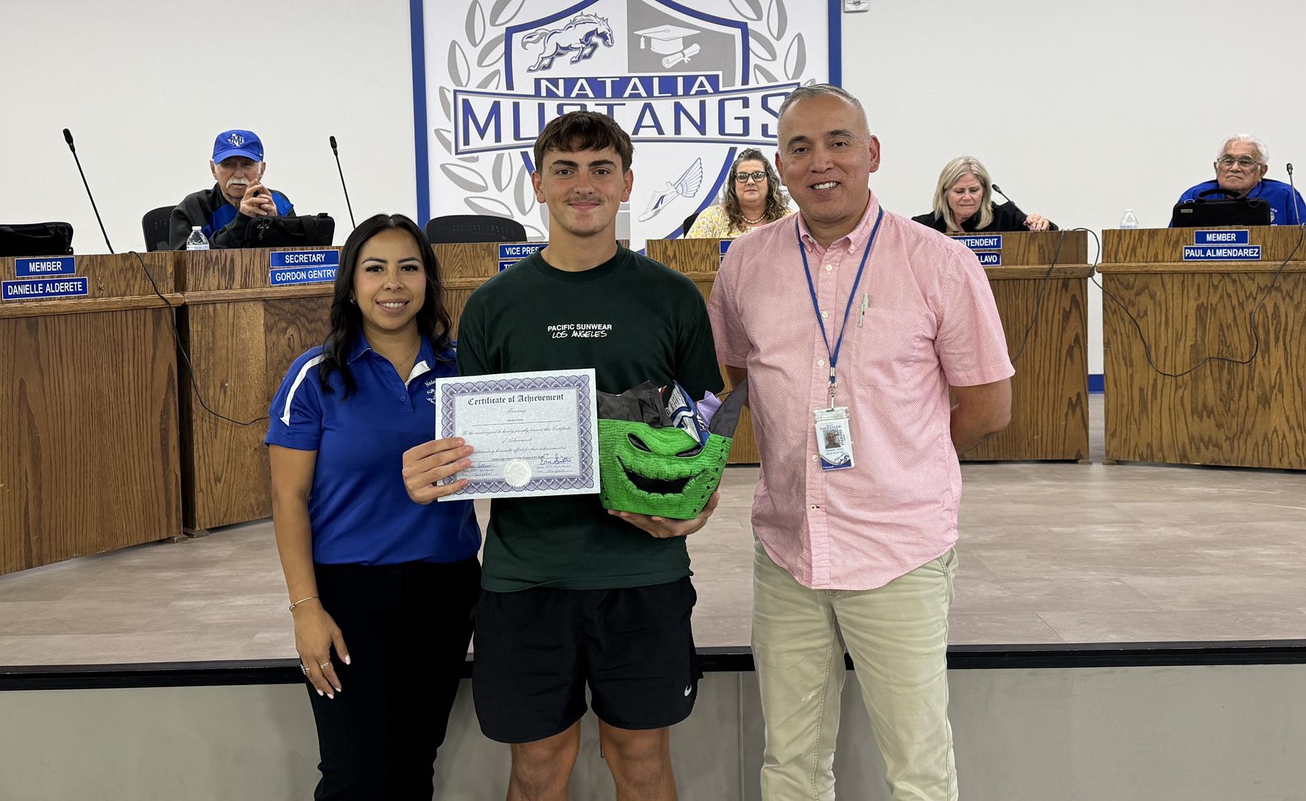High School Student of the Month for October
