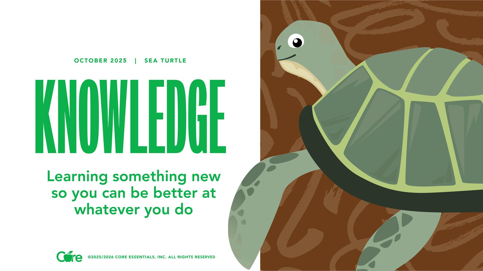 October Core Value- Knowledge
