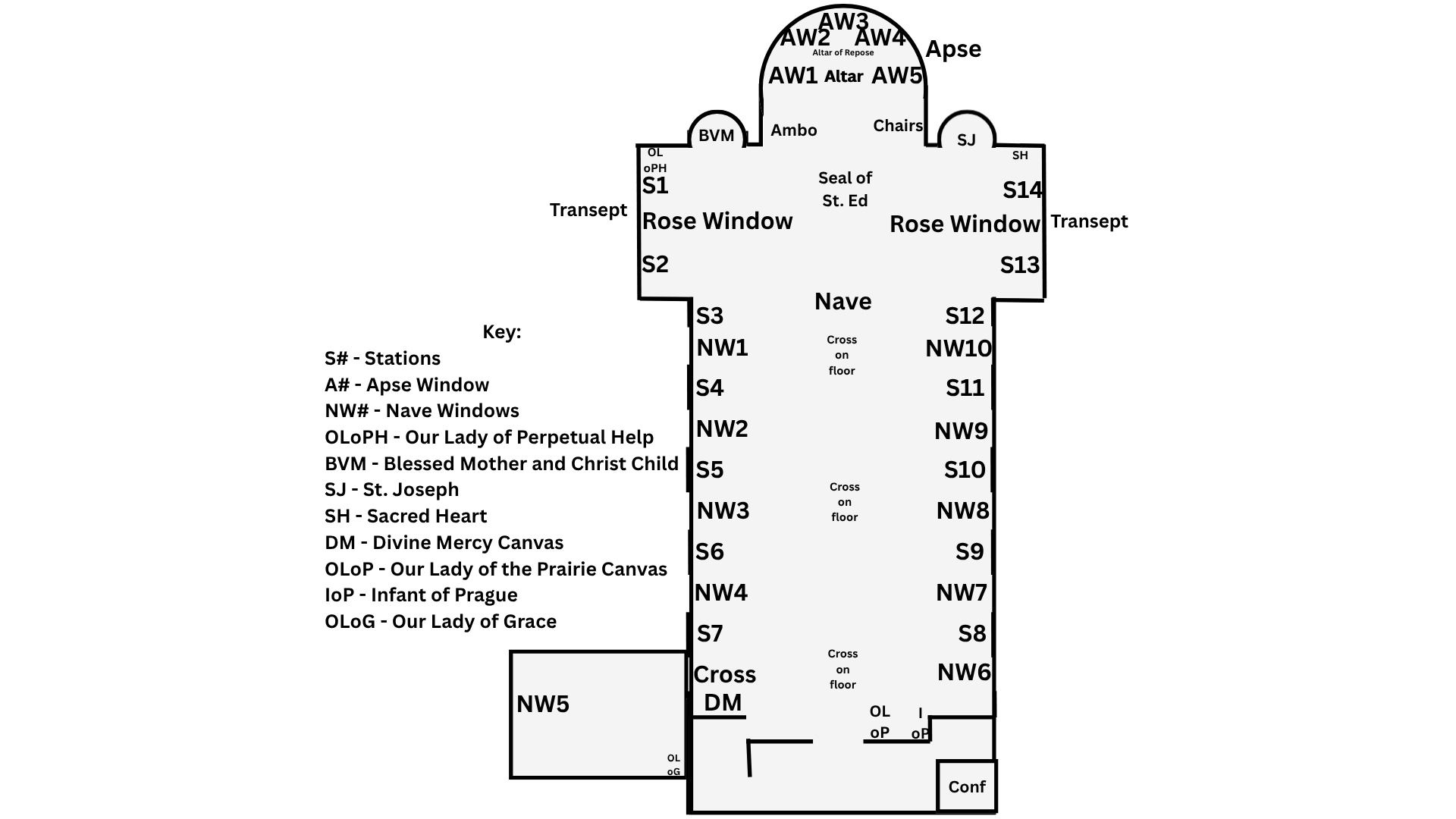 St. Edward Floor Plan