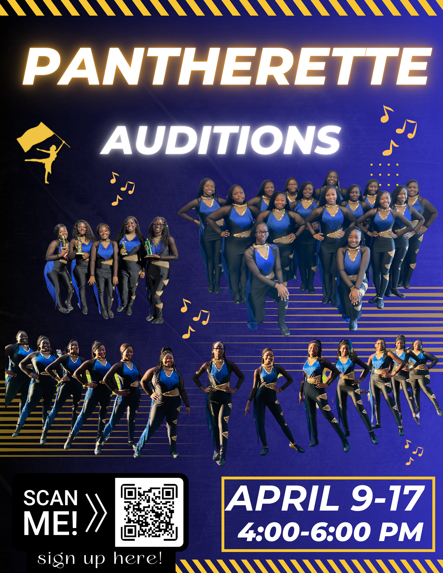 PANTHERETTE AUDITIONS FLYER