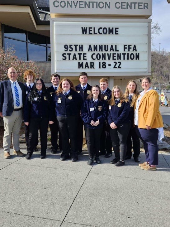 Rhea County FFA Attends Tennessee FFA Convention