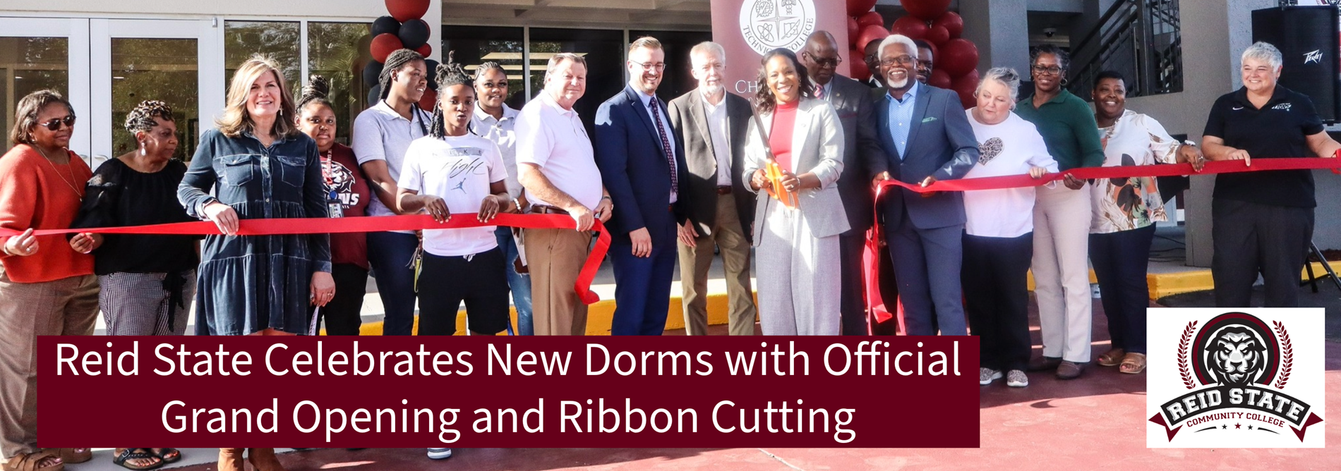 Reid State Celebrates New Dorms with Official Grand Opening and Ribbon Cutting