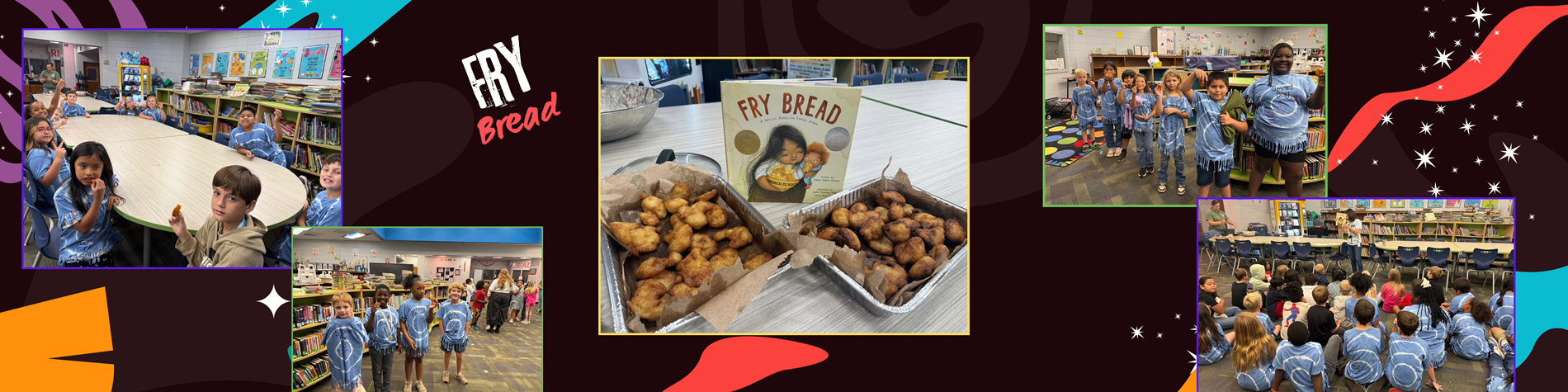 3rd graders in Mrs. Jones and Ms. Turner’s classes enjoyed listening to a story about fry bread and then getting to try some! They have been learning about Native American culture in Social Studies, so this was a great way for them to learn and try new things! Thank you, Mrs. Williams, for reading, and Mrs. Walker for making the yummy fry bread!