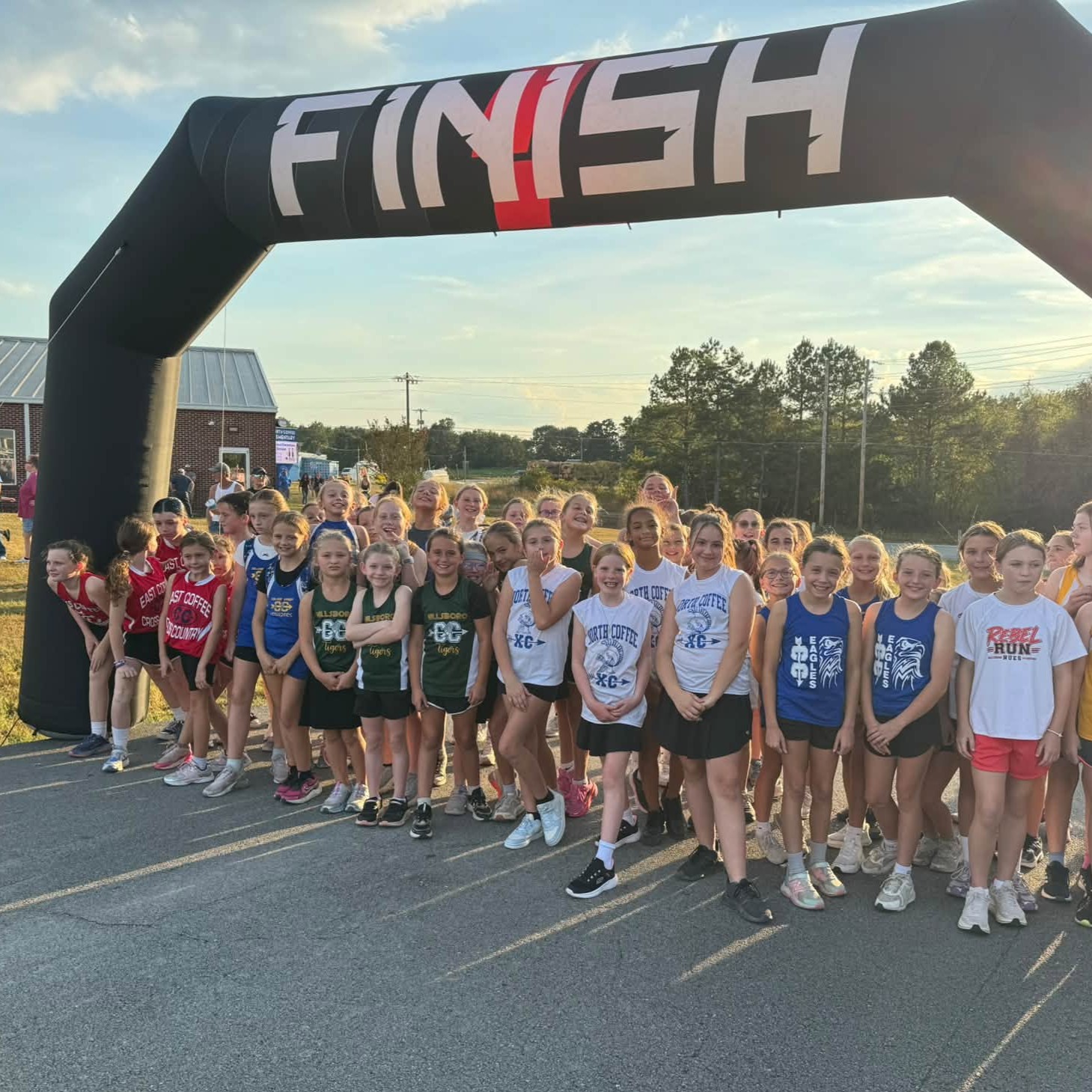 Girls Cross Country Meet start
