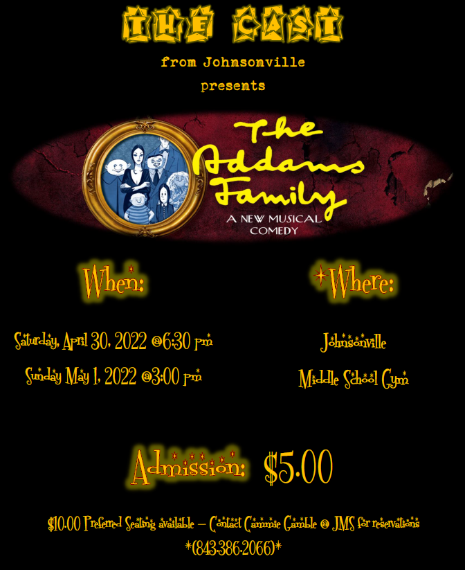 The Addams Family Musical Flyer