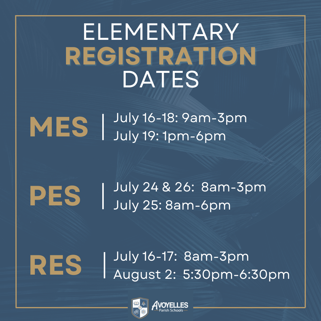 Elementary 2 Reg Dates 24-25