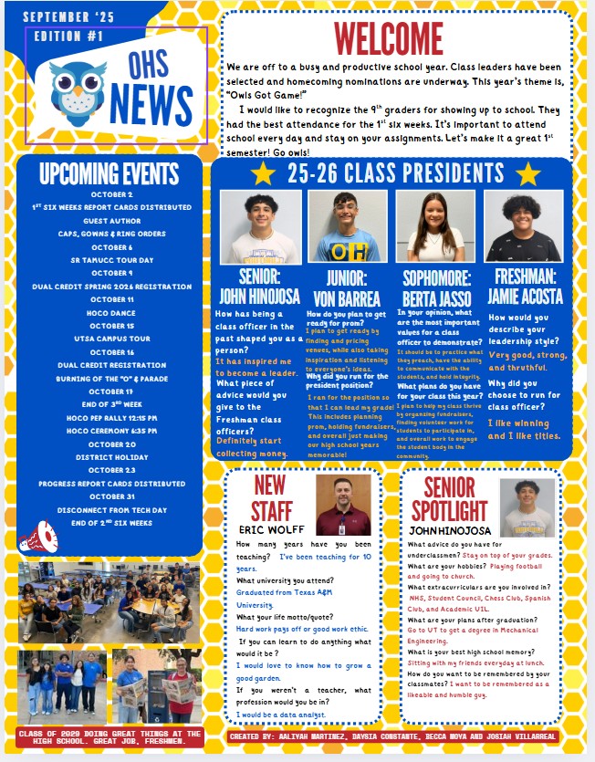 September News Letter