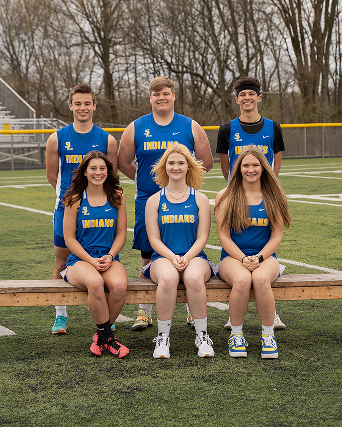 senior track and field members