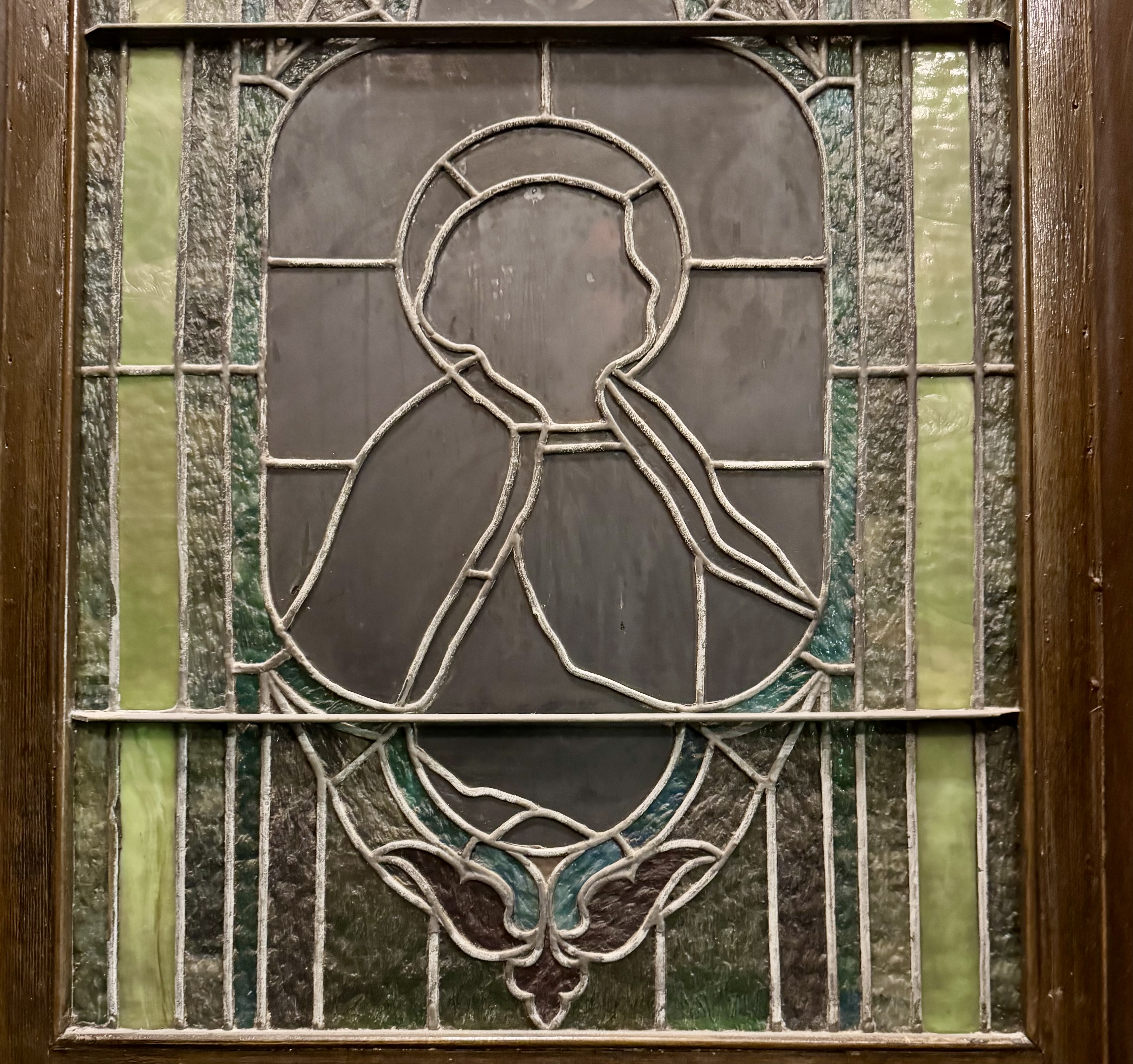 Stained Glass window St. Cecilia