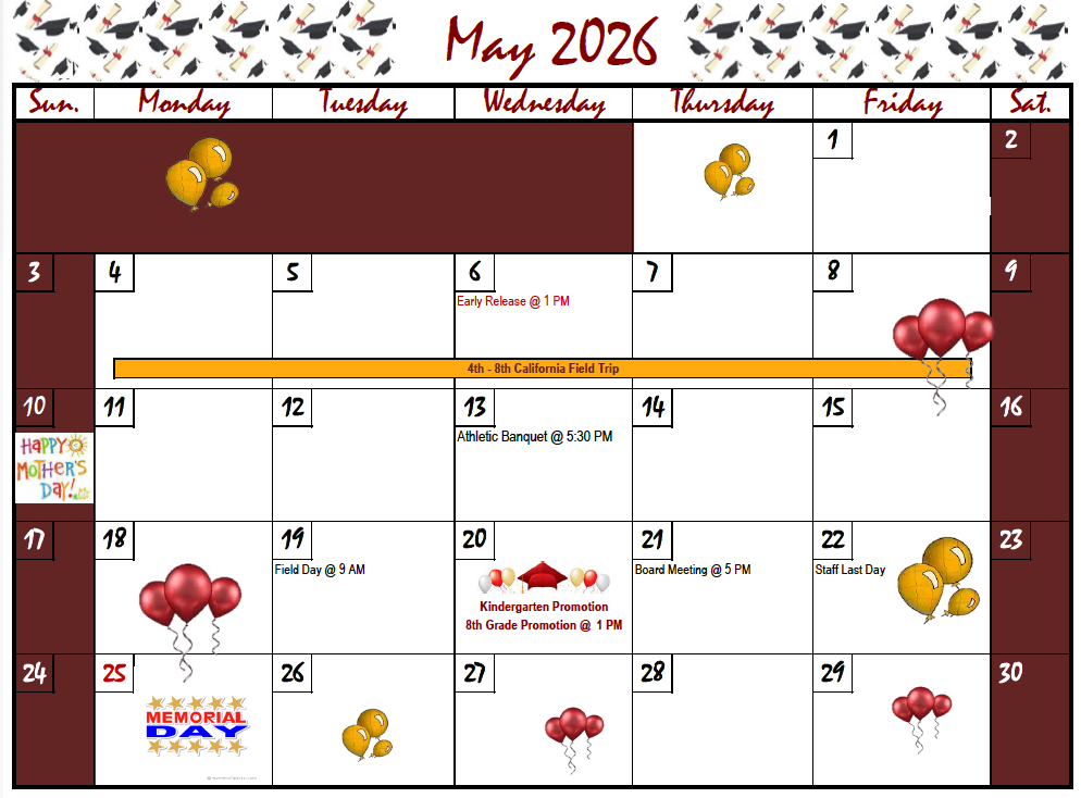 Activity Calendar