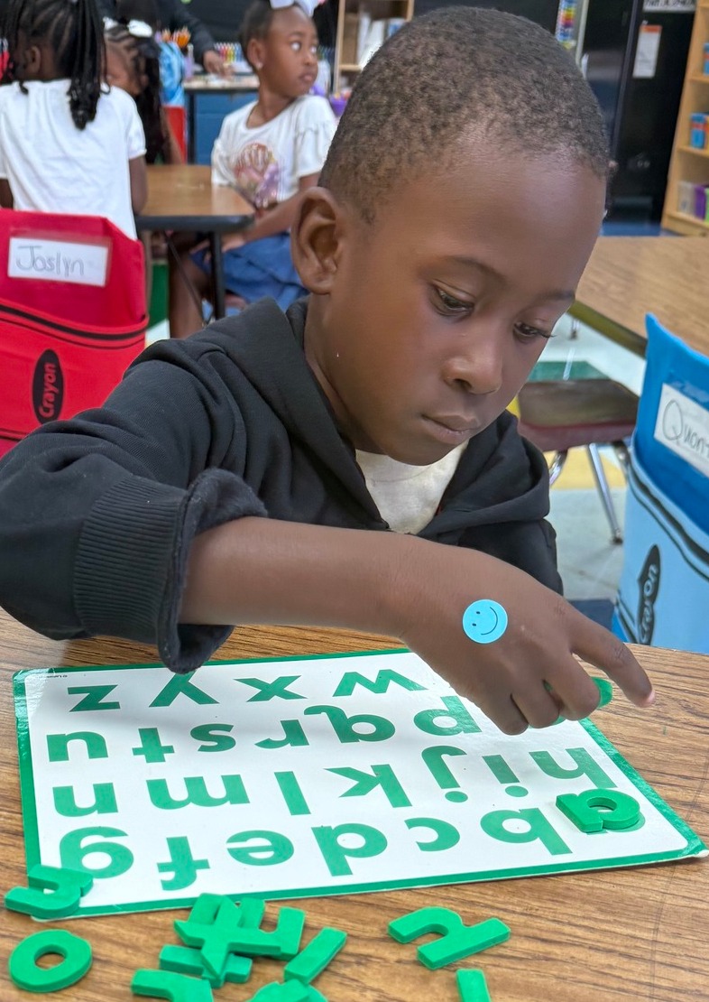 LEARNING THE ALPHABET IN KINDERGARTEN